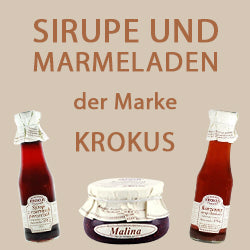 SIRUPE UND MARMELADEN der Marke KROKUS
