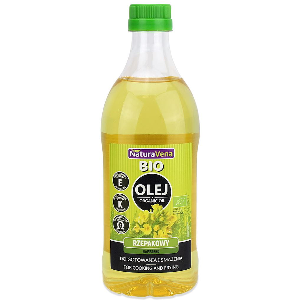 BIO-RAPSÖL ZUM KOCHEN UND BRATEN 1 L – NATURAVENA MHD: 11-2026