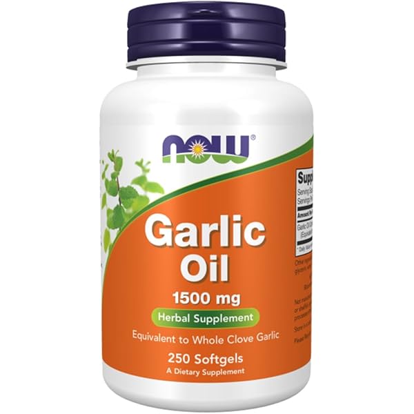Geruchloser Knoblauch in 250 Kapseln von NOW FOODS, praktische Nahrungsergänzung für geruchsfreien Knoblauchgenuss.