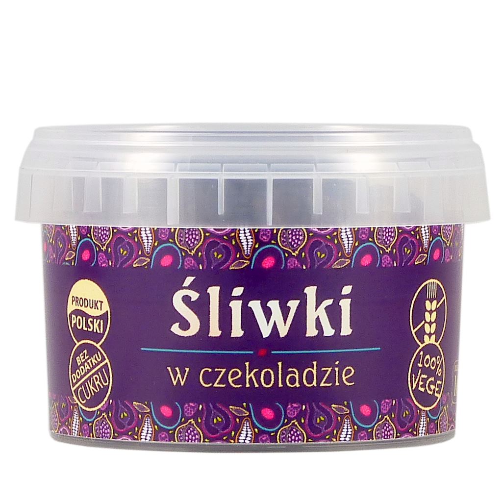 Pflaumen in Schokolade ohne Zucker, glutenfrei 160g FÜNF ÄNDERUNGEN - Biogo.de