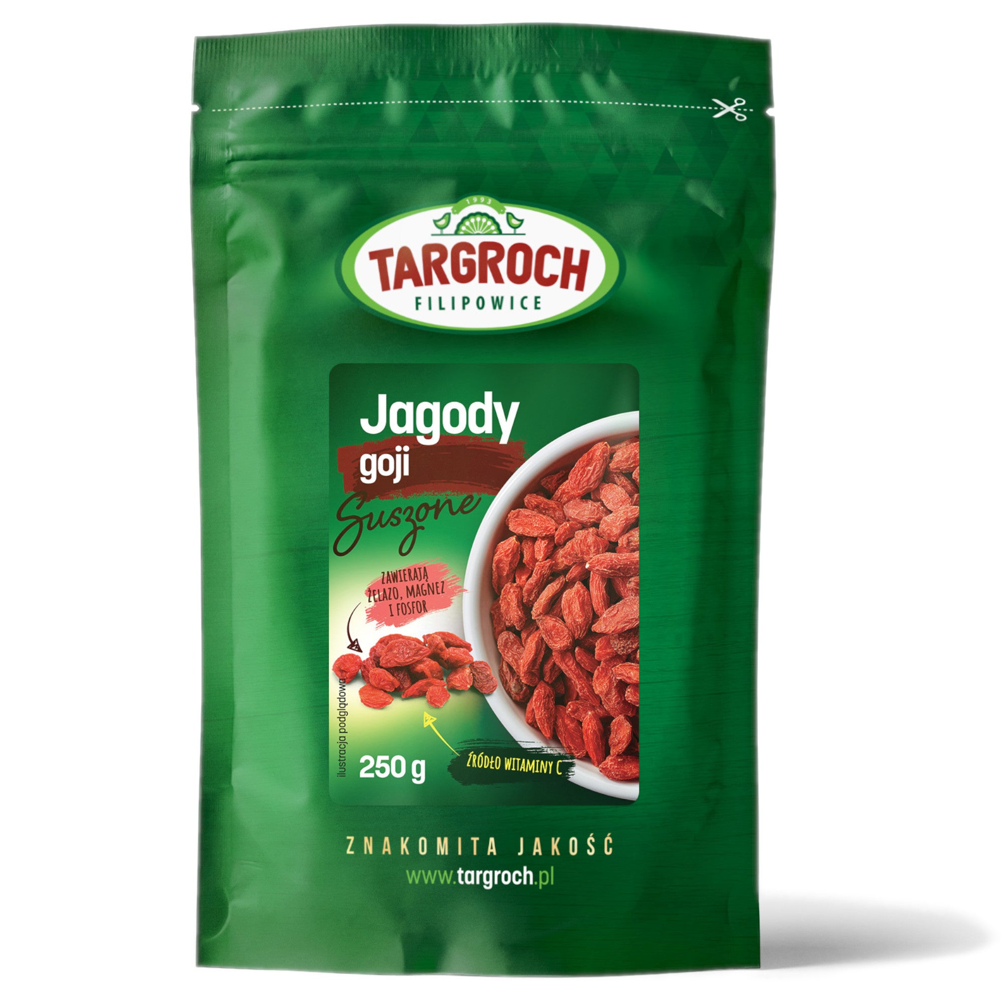 Getrocknete Goji-Beeren 250g TARGROCH - Biogo.de