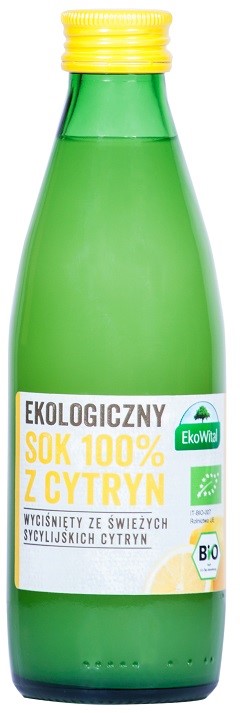 Zitronensaft 100% BIO 250 ml EKOWITAL - Biogo.de