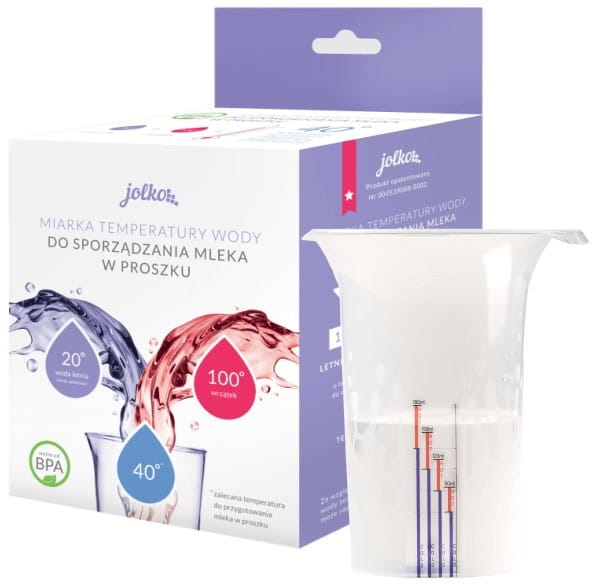 JOLKO Wassertemperaturmesser zur Herstellung von Milchpulver, digitales Thermometer für genaue Temperaturkontrolle