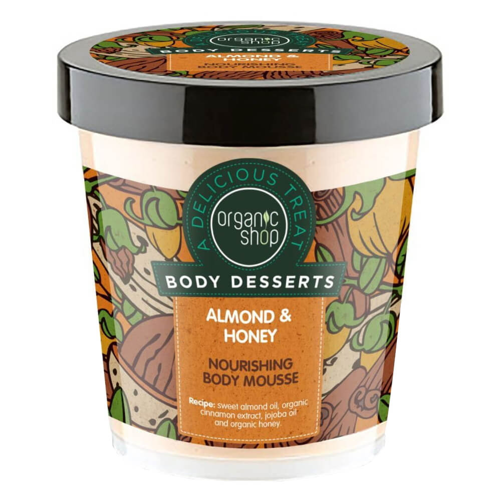 Mandel-Honig-Körpermousse 450 ml - BIO SHOP