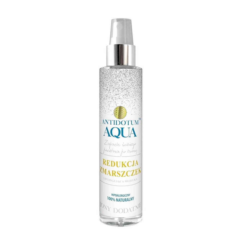 Gesichtsnebel von ANTIDOTUM AQUA, 100 ml, zur Faltenreduzierung, feuchtigkeitsspendend und erfrischend für die Haut.
