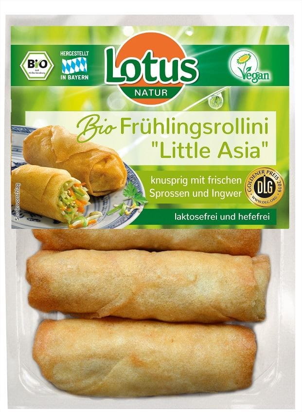 Gemüsefrühlingsrollen mit Ananas BIO 200 g - LOTUS