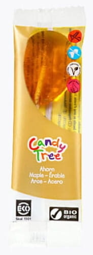 Glutenfreie Ahornlutscher BIO 13 g - CANDY TREE