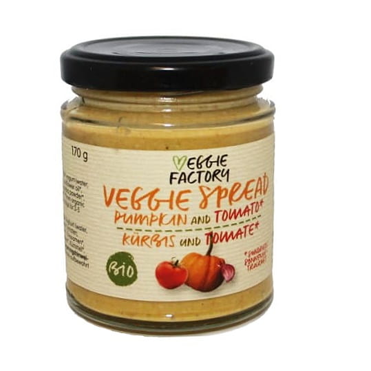 Gemüsepaste mit Kürbis und Tomate 170g EKO VEGGIE FACTORY