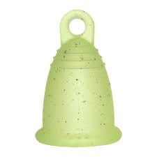 Grüne Menstruationstasse Größe L - ME LUNA