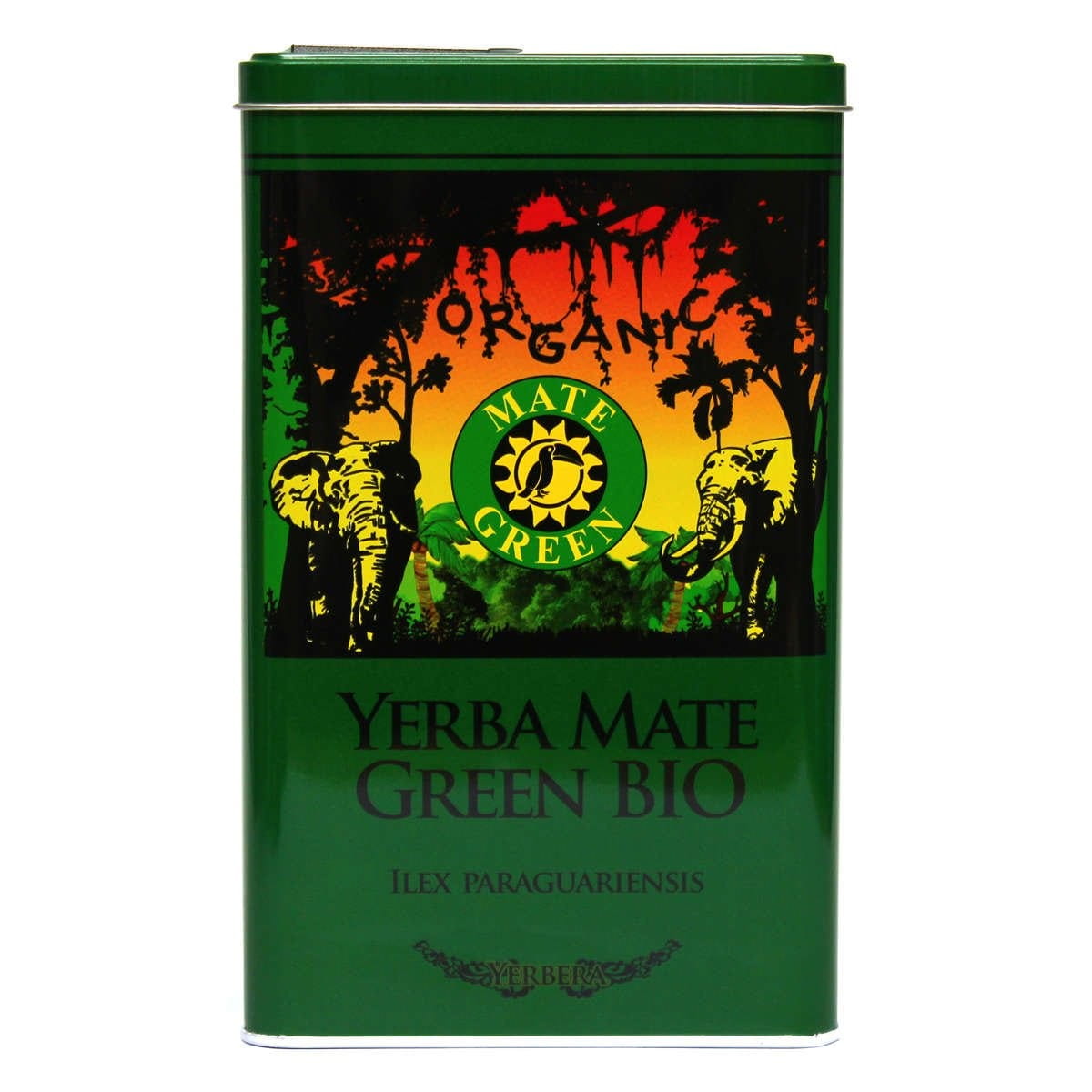Yerba Mate BIO 400 g (Dose mit Spender) - BIO MATE GRÜN