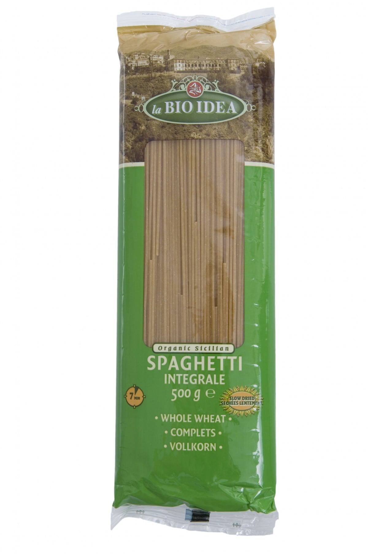 Vollkorngrießnudeln, Spaghetti BIO 500 g - LA BIO IDEA