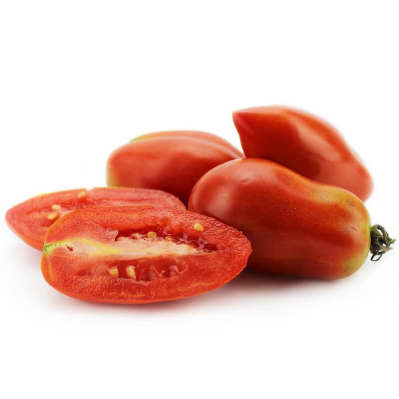 Frische BIO PLANET San Marzano Tomaten, Bio-Qualität, polnisch, ca. 0,50 kg auf Bild.