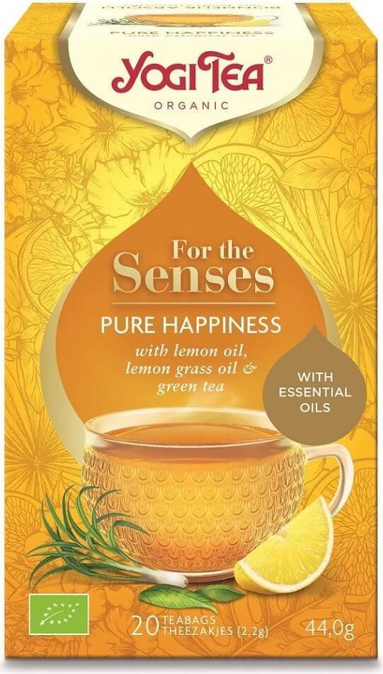 Glückstee für die Sinne BIO (20 x 22 g) 44 g - YOGI TEA