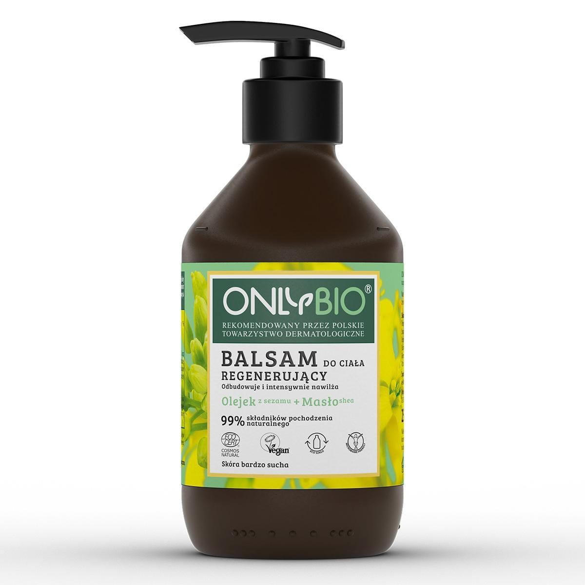Regenerierende Körperlotion Sesamöl + Sheabutter Öko 250 ml - NUR BIO