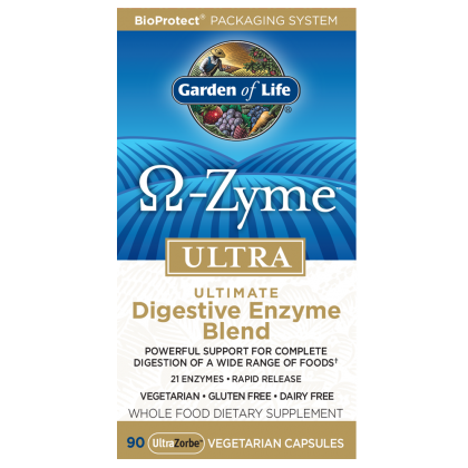 Omegazyme ultra Verdauungsenzymmischung 90 Kapseln GARDEN OF LIFE