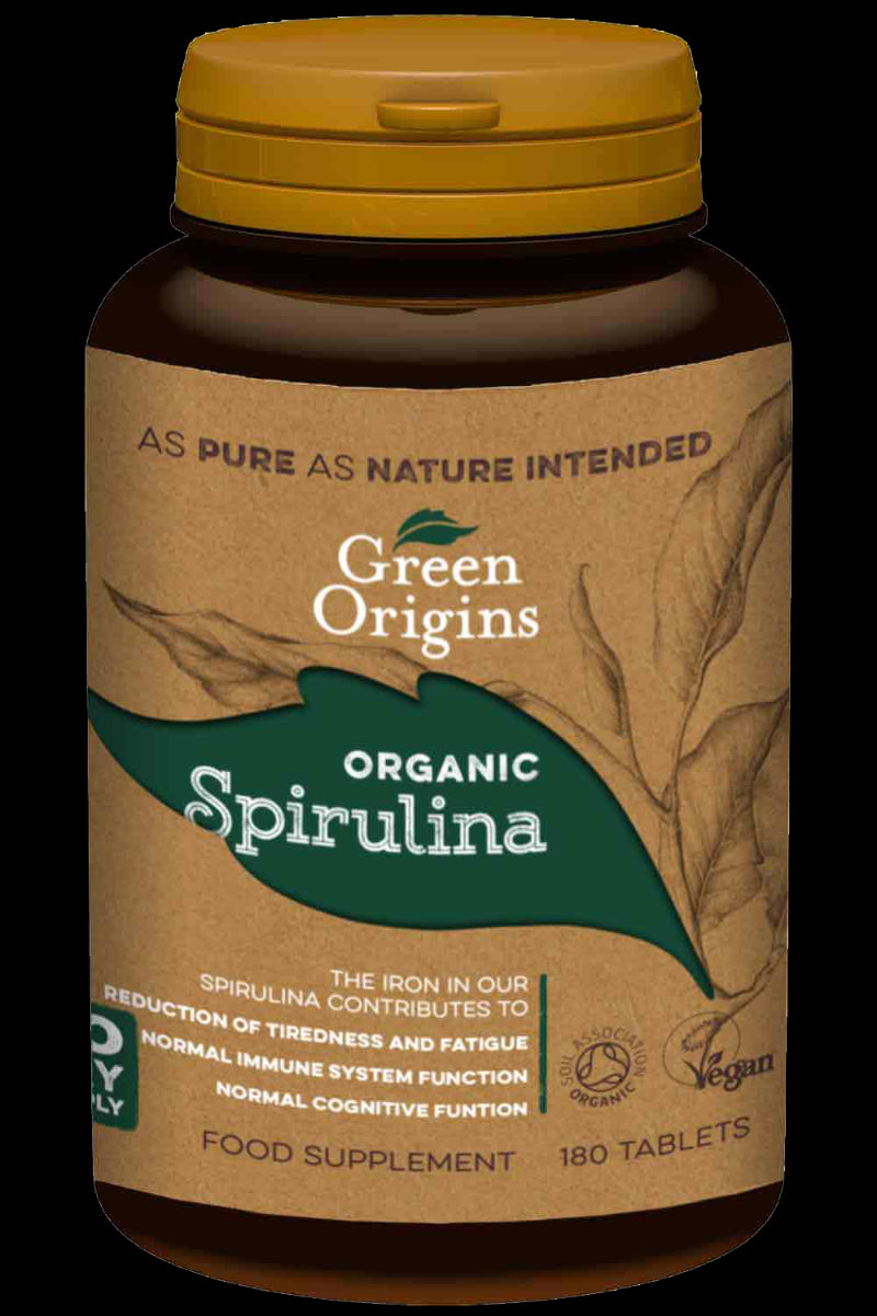 Bio-Spirulina 180 Tabletten GRÜNER URSPRUNG
