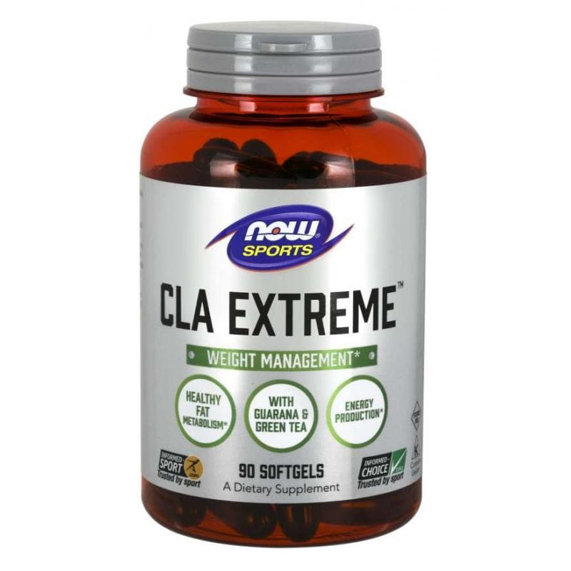 CLA extreme konjugierte Linolsäure aus Safran- und Guaranaöl und grünem Tee 90 Kapseln NOW FOODS