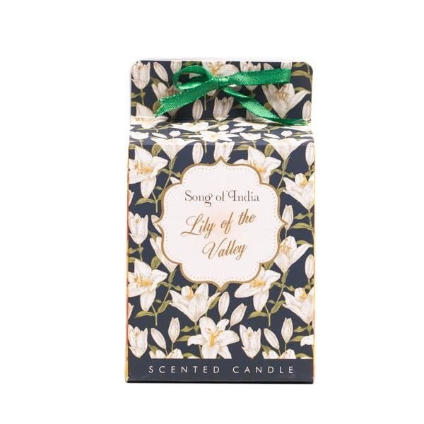 Duftkerze im Glas - Maiglöckchen 200g - SONG OF INDIA