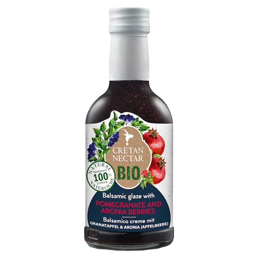 Bio-Balsamico-Creme mit Granatapfel und Apfelbeere BIO 250ml KRETANISCHER NEKTAR