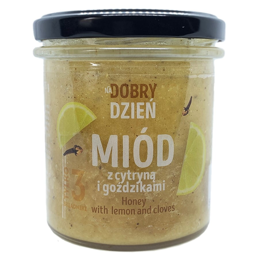 Honig mit Zitrone und Nelken "für einen guten Tag" 375g KOZACKI BEEBERRY