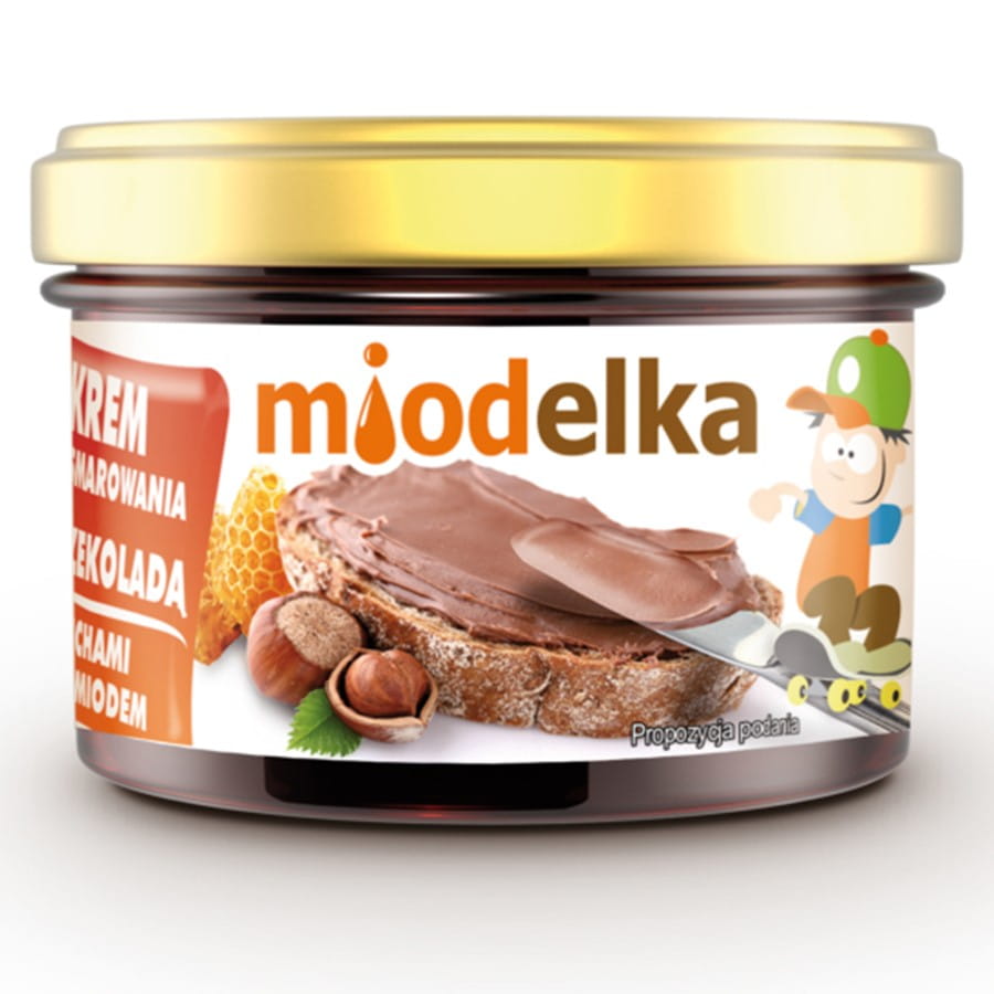 Schokoladencreme mit Nüssen und Honig HONIG 220g