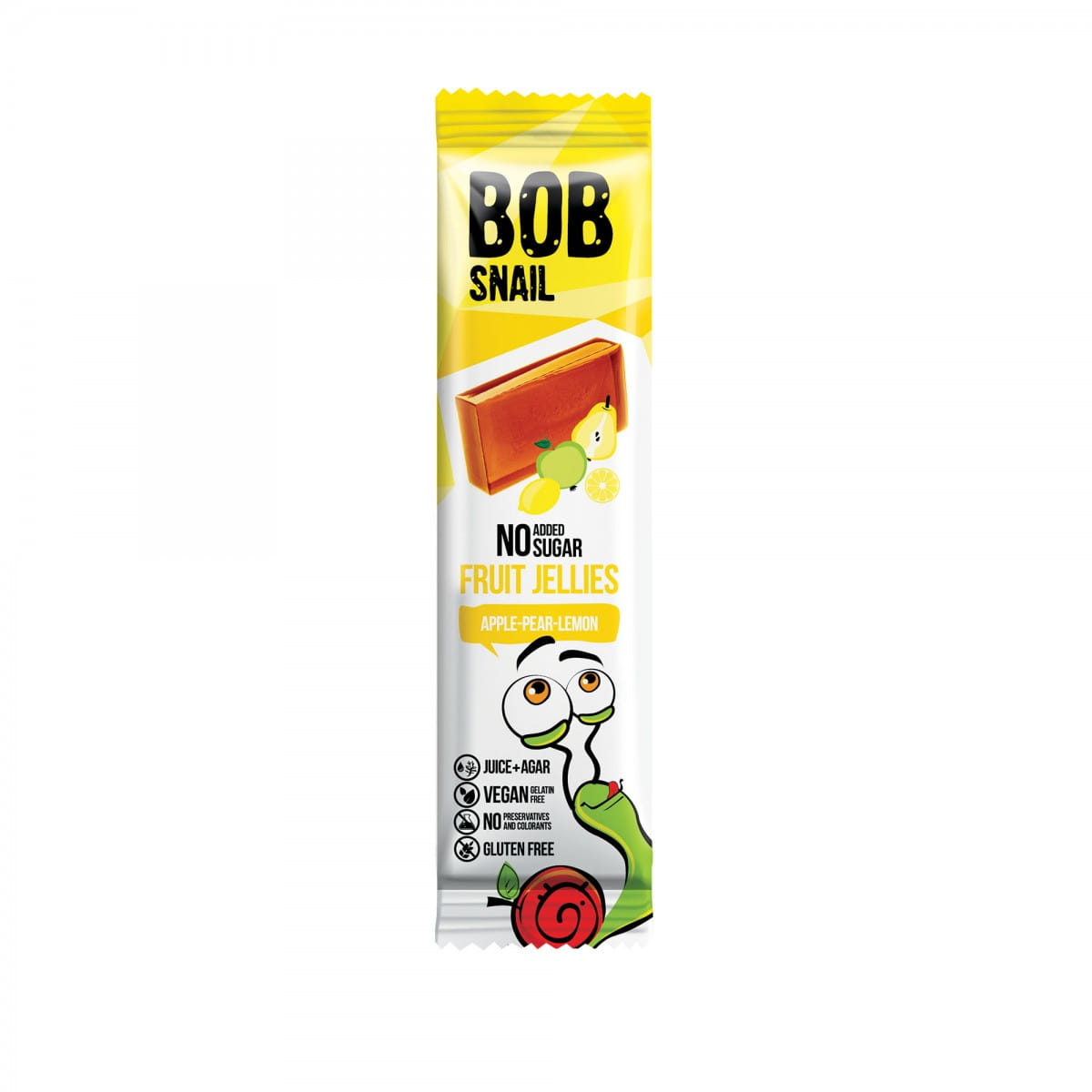 ECO-SNACK Snack Apfel, Birne und Zitrone ohne Zuckerzusatz, 38 g, Fruchtmischung in Verpackung