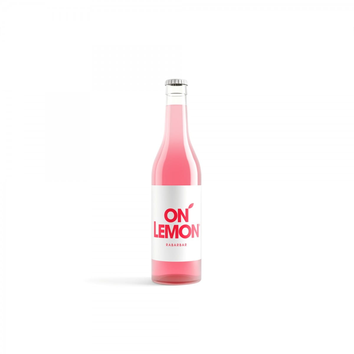 Natürliche Rhabarberlimonade 330 ml AUF ZITRONE