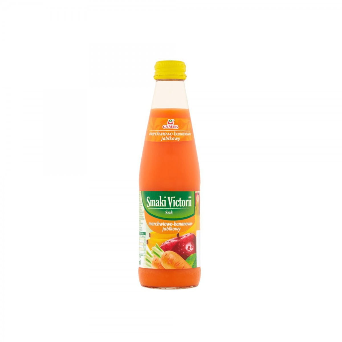 Karotten-, Bananen- und Apfelsaft 250 ml