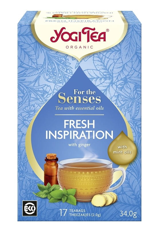 Tee für die Sinne Frische mit Minzöl (für die Sinne frische Inspiration) BIO (17 x 2 g) 34 g - YOGI TEA