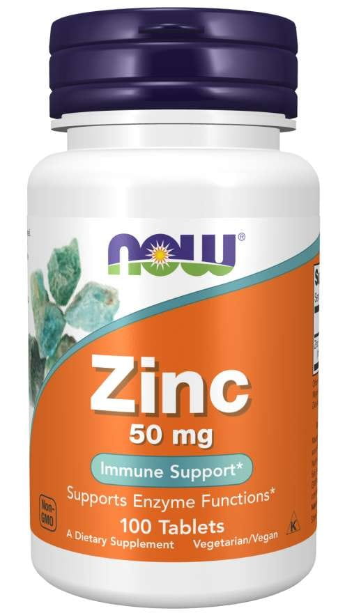 Zinkgluconat 50mg 100 tab. - NOW FOODS Zinkgluconat