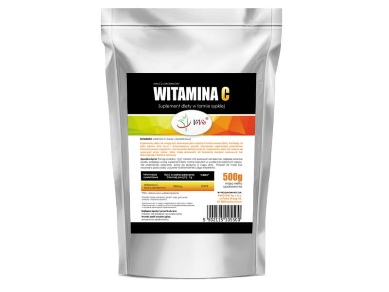 Vitamin C (L - Ascorbinsäure) 500 g Nahrungsergänzungsmittel - VIVIO - Biogo.de