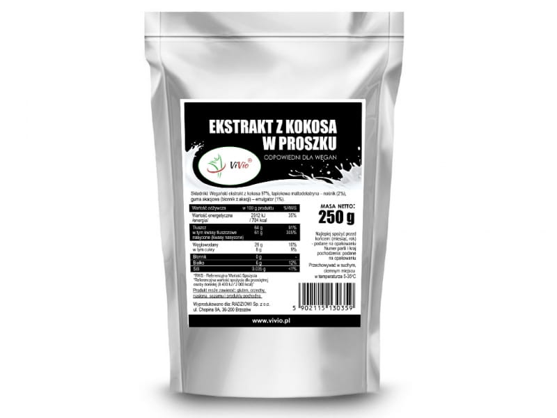 Kokosmilch für Veganer 250g - VIVIO - Biogo.de