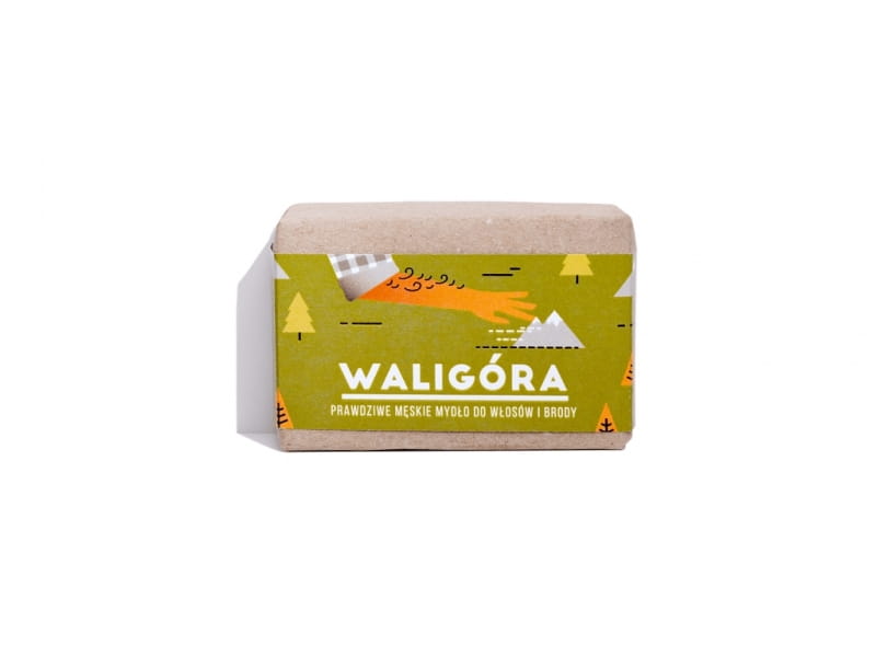 Waligóra-Seife auf Etikett. für Haare und Bart 110g 4SZPAKI - Biogo.de