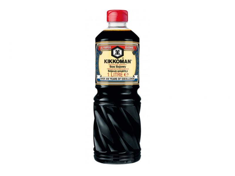 1000ml Sojasauce mit rotem KIKKOMAN Verschluss - Biogo.de
