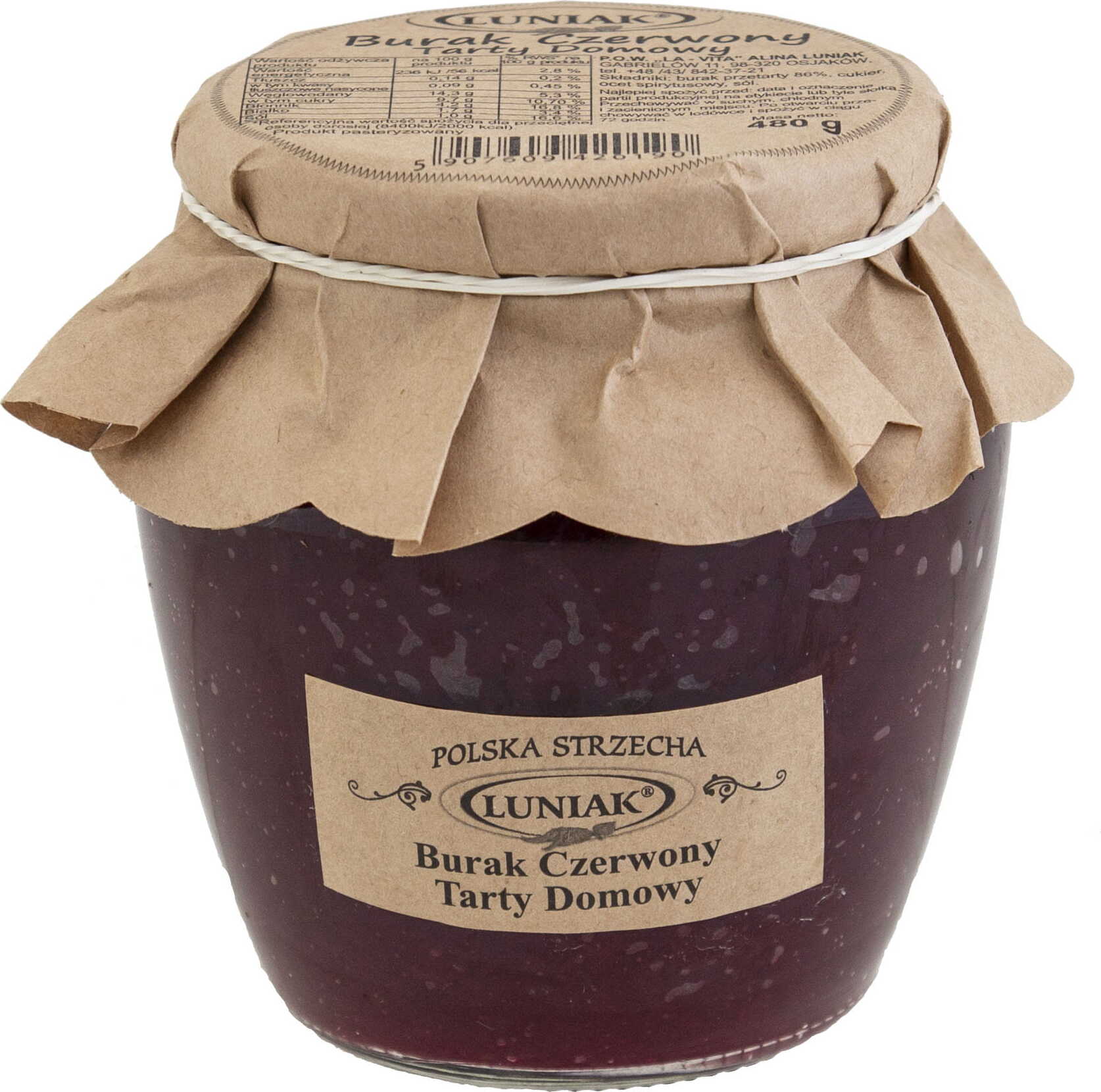 Hausgemachte geriebene Rote Bete 480g - Biogo.de