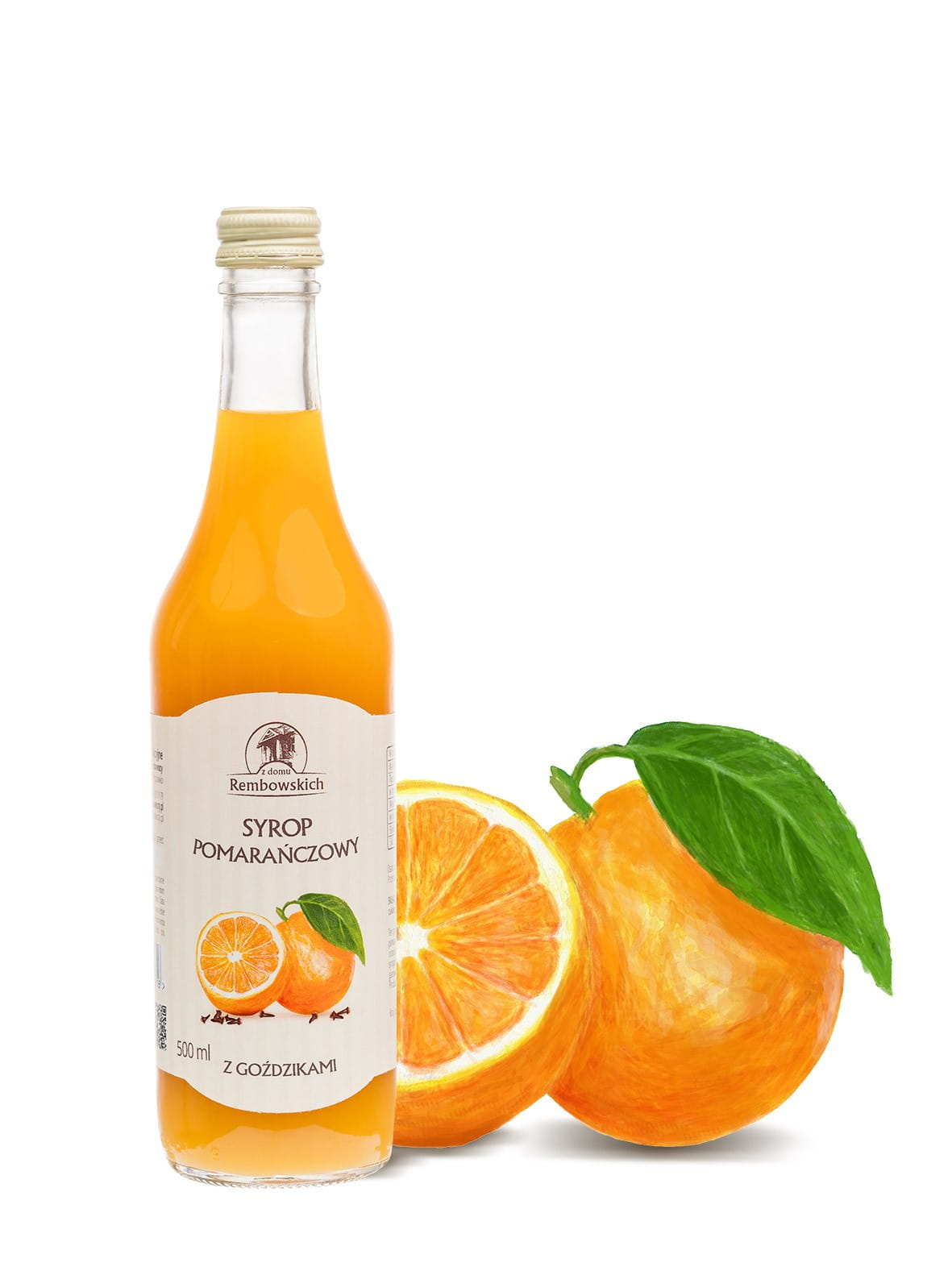 Orangensirup mit Nelke 500ml AUS DEM HAUS REMBOWSKI - Biogo.de