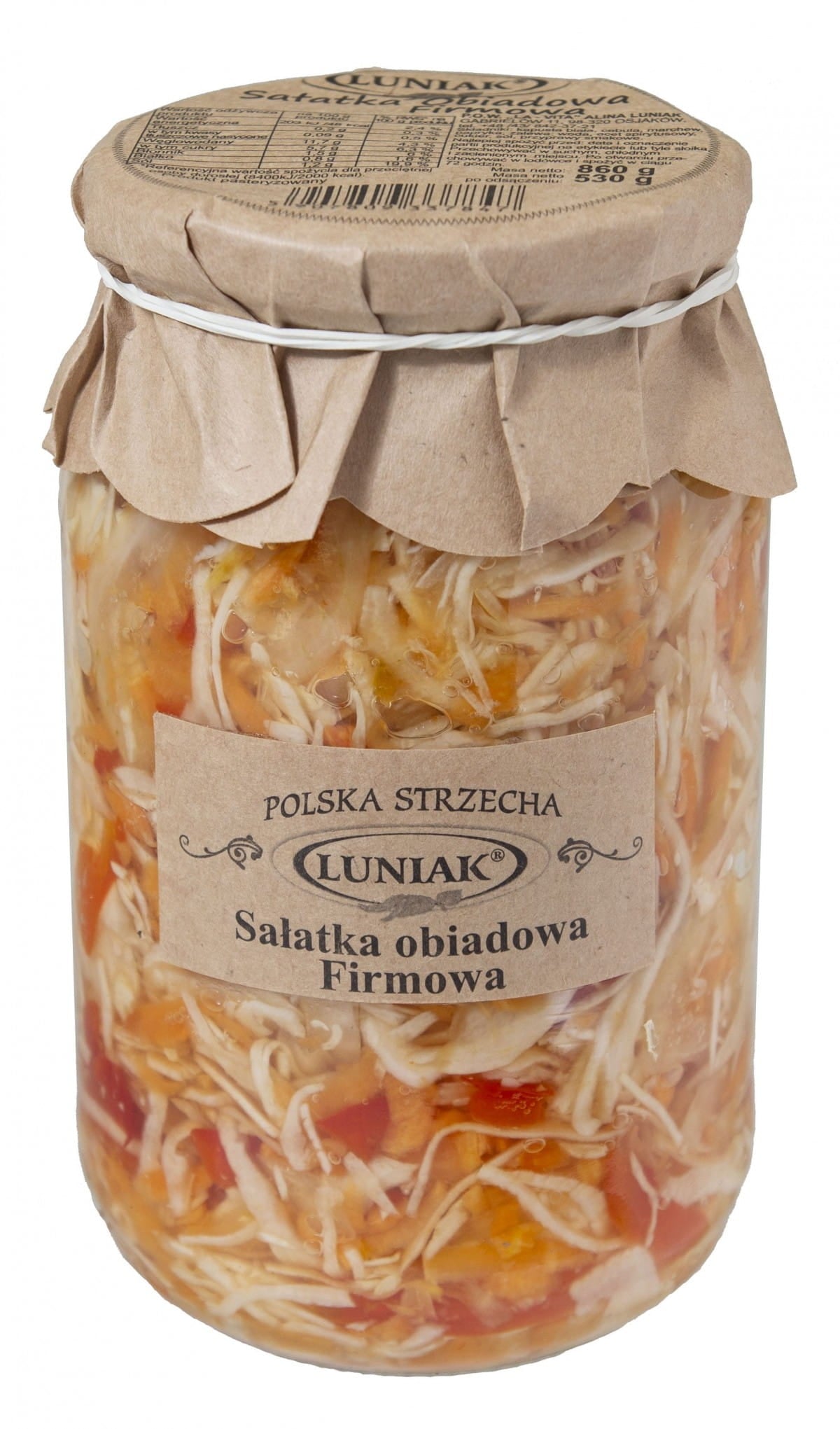 Firmenessen Salat 860g LUNIAK - Biogo.de