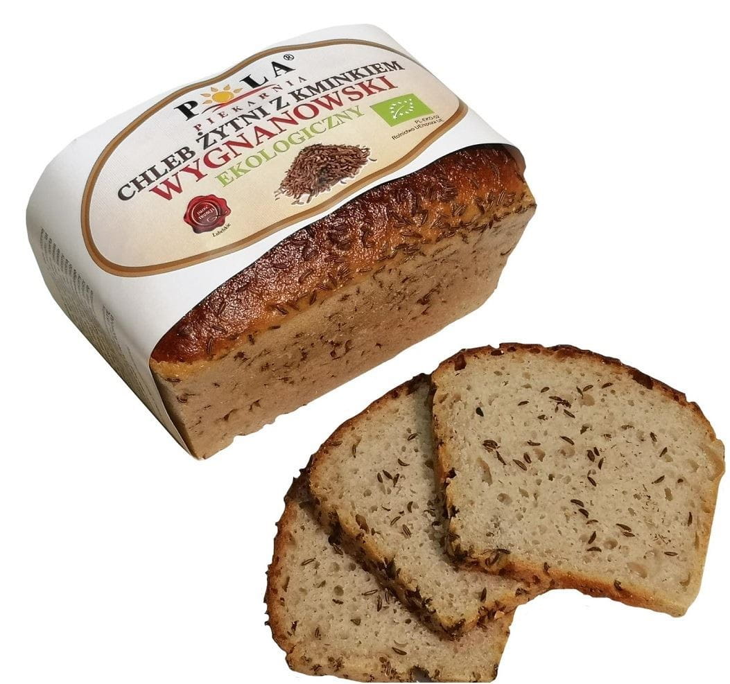 Wygnanów Roggenbrot mit Kümmel BIO 350 g - POLA - Biogo.de