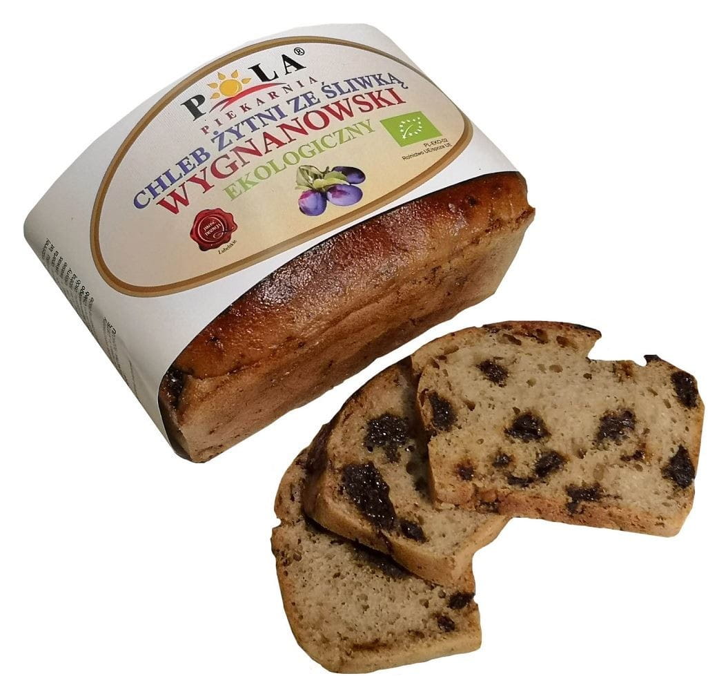 Wygnanowski Roggenbrot mit Pflaume BIO 350 g - POLA - Biogo.de