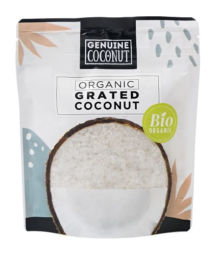 Frische Kokosraspeln, glutenfrei BIO 120 g - ECHTE KOKOSNUSS - Biogo.de