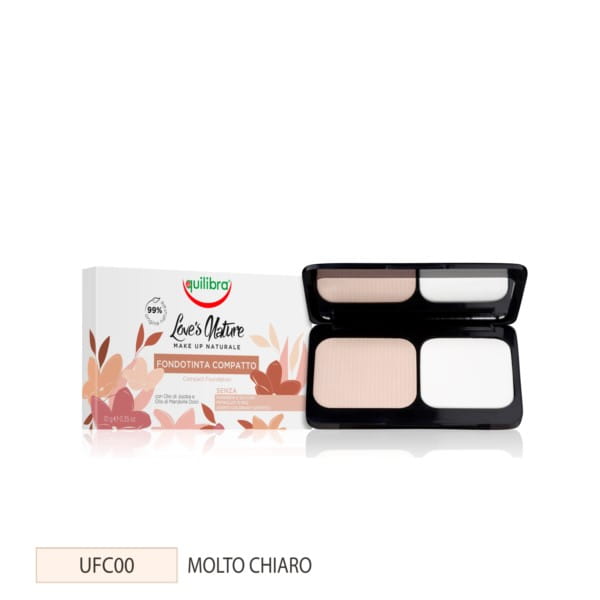 Molto chiaro 10g EQUILIBRA kompakte Foundation - Biogo.de