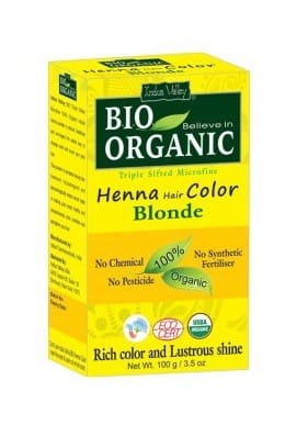 Henna für Haare ECO blond 100g INDUS VALLEY - Biogo.de
