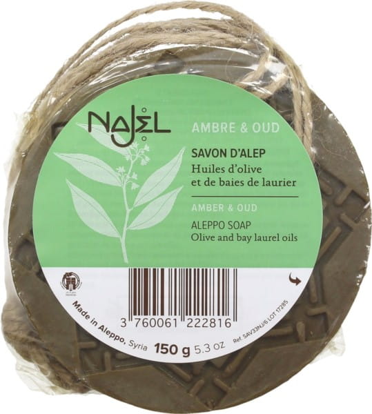 Seife mit Aleppo orientalisch mit einem Aufhänger 150g NAJEL - Biogo.de
