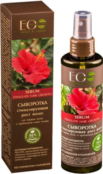 Das Serum, das das Haarwachstum anregt, hat sich mit 200 ECOLAB verteilt - Biogo.de