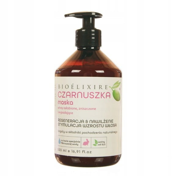 Regenerierende Maske aus schwarzen Samen 500 ml bioELIXIRE - Biogo.de