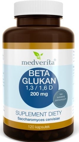 Beta-Glucan 200 MG 120 Kapseln MEDVERITA - Biogo.de
