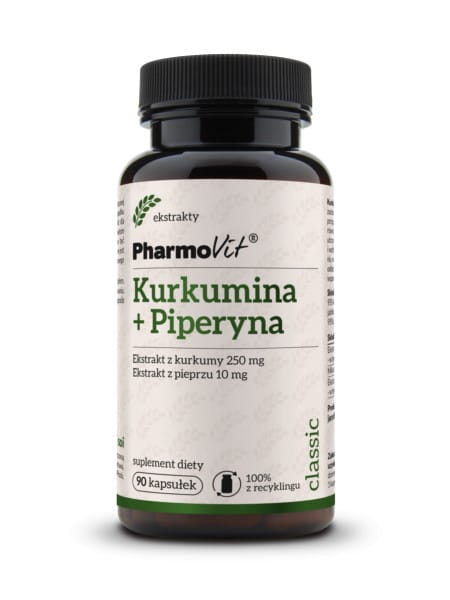 Curcumin, Piperinextrakt, 90 Kapseln - PHARMOVIT - Biogo.de