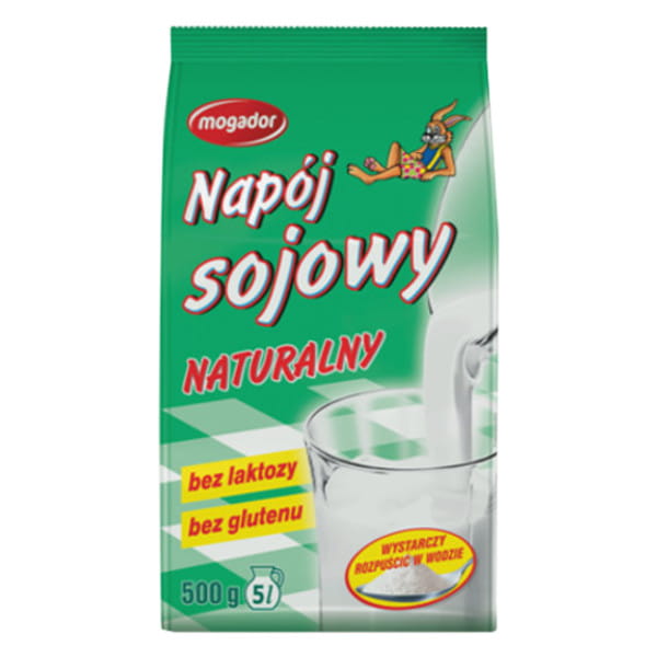 NatĂŒrliches SojagetrĂ€nk in Pulverform 500g MOGADOR