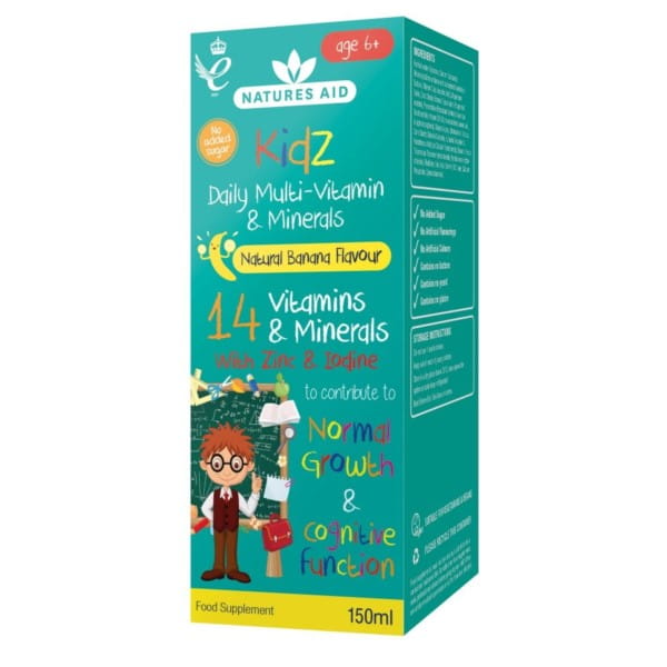 Kidz Multivitamin und Mineralien 150 ml NATURES AID - Biogo.de