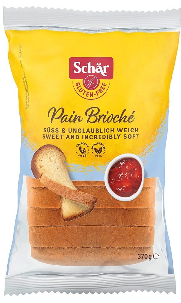 Pan Brioche - süßes Brot. 370 g SCHÄR - Biogo.de